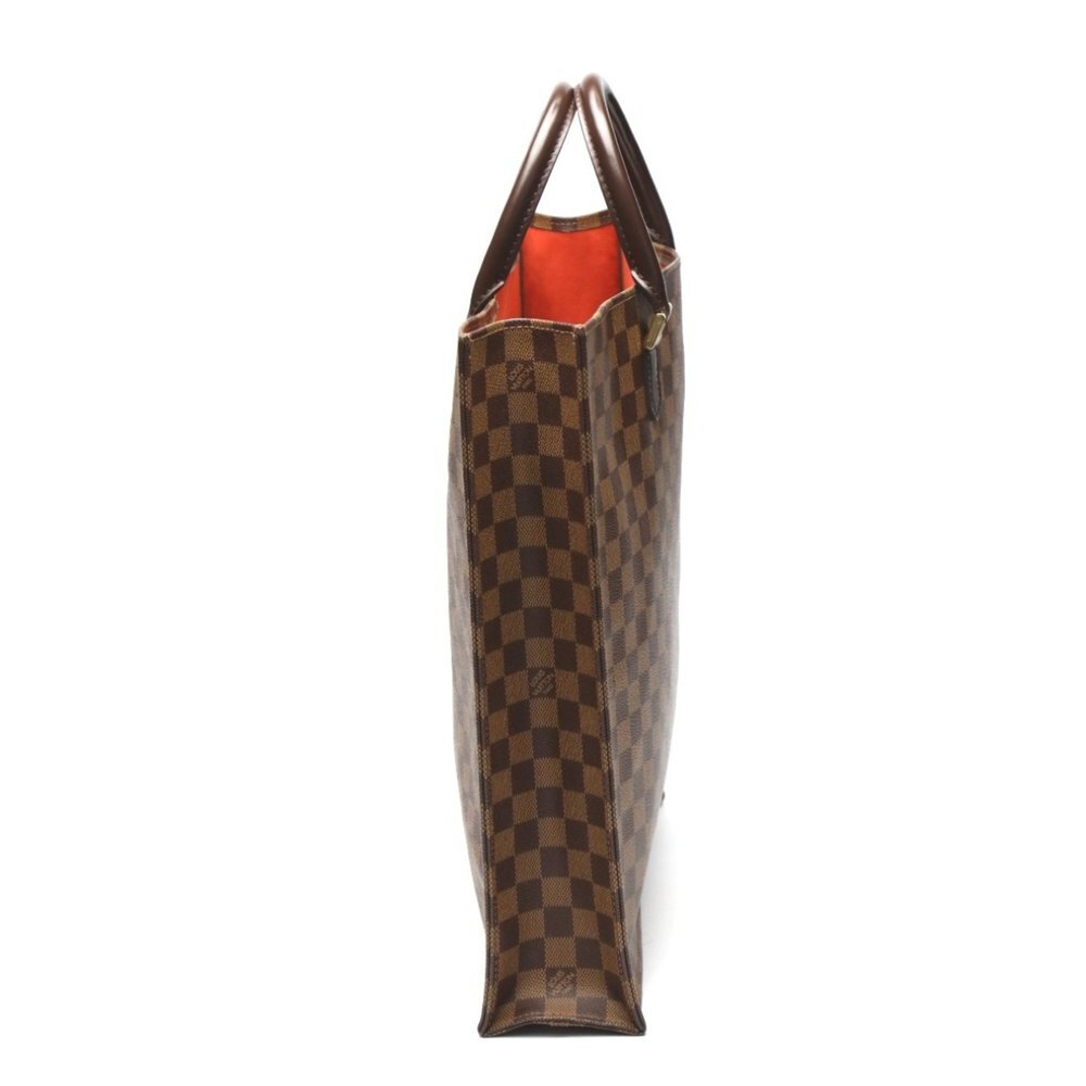 LOUIS VUITTON Brown Damier Canvas Tote Bag - Picture 4 of 15